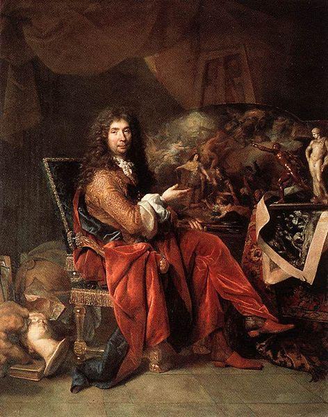 Nicolas de Largilliere Charles Le Brun oil painting image